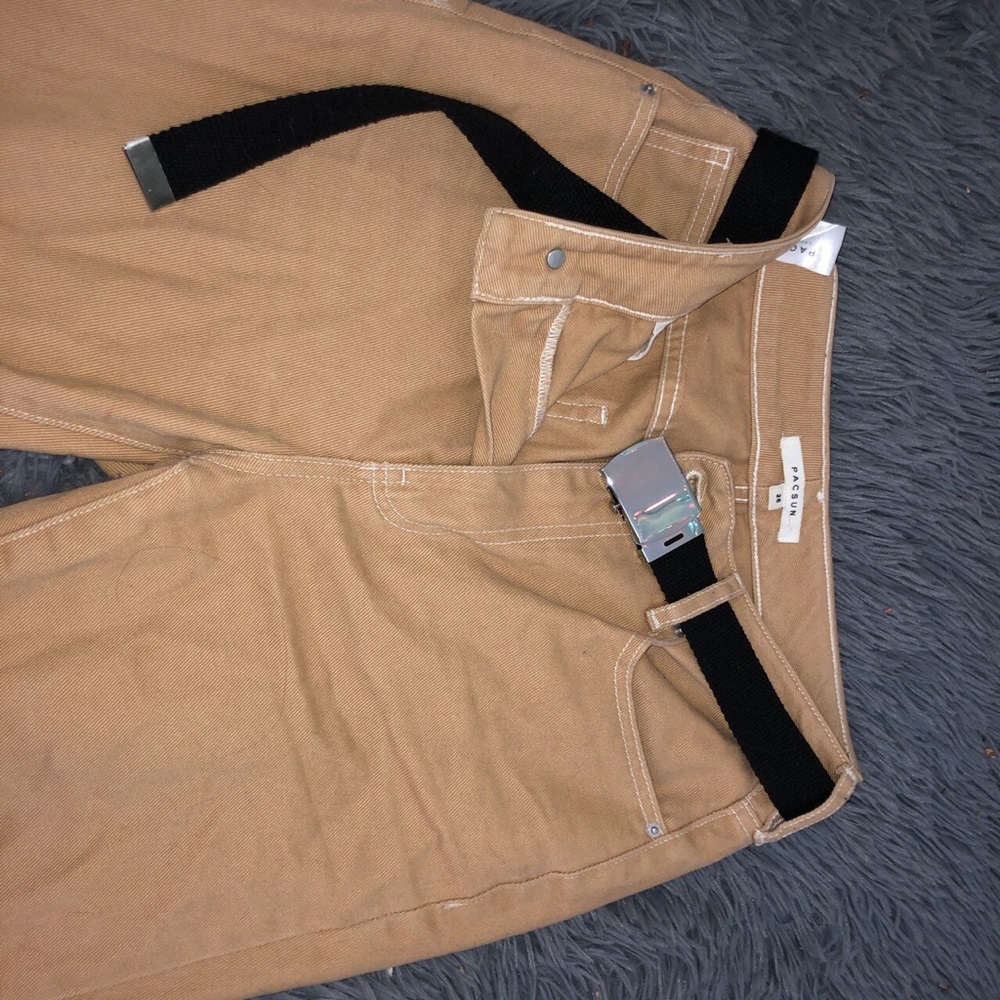 height wasted straght leg pants